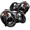 Halo LED Projector Headlights 1998-2002 Mercedes Benz CLK - image 1