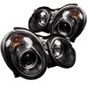 Halo LED Projector Headlights 1998-2002 Mercedes Benz CLK - image 2