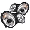 Halo LED Projector Headlights 1998-2002 Mercedes Benz CLK - image 2