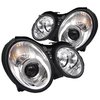 Halo LED Projector Headlights 1998-2002 Mercedes Benz CLK - image 3