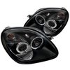 Halo LED Projector Headlights 1998-2004 Mercedes Benz SLK - image 3