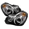 Halo LED Projector Headlights 2001-2005 Mercedes Benz C-Class - image 2