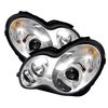Halo LED Projector Headlights 2001-2005 Mercedes Benz C-Class - image 3