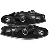 Halo LED Projector Headlights 1997-1999 Mitsubishi Eclipse - image 4