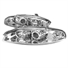 Halo LED Projector Headlights 1997-1999 Mitsubishi Eclipse - image 1