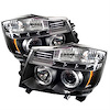 Halo LED Projector Headlights 2004-2015 for Nissan Titan - image 1