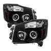 Halo LED Projector Headlights 2004-2015 for Nissan Titan - image 3