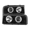 Halo LED Projector Headlights 1990-1994 Volkswagen Corrado - image 4