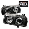 Halo LED Projector Headlights 1993-1998 Volkswagen Jetta III - image 2