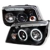Halo CCFL Projector Headlights 1999-2005 Volkswagen Jetta - image 3
