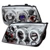 Halo CCFL Projector Headlights 1999-2005 Volkswagen Jetta - image 2