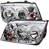 Halo LED Projector Headlights Bulbs Included - image 1