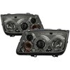 Halo LED Projector Headlights Uses T10 LED Ultra White LED Bulb - image 3