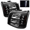 LED Crystal Headlights 2003-2006 Chevy Silverado 1500/2500/3500 - image 1