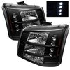 LED Crystal Headlights 2003-2006 Chevy Silverado 1500/2500/3500 - image 3