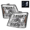 LED Crystal Headlights 2003-2006 Chevy Silverado 1500/2500/3500 - image 1