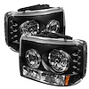 LED Crystal Headlights 1999-2002 Chevy Silverado 1500/2500 - image 1