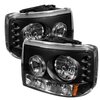 LED Crystal Headlights 1999-2002 Chevy Silverado 1500/2500 - image 2