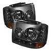LED Crystal Headlights 1999-2002 Chevy Silverado 1500/2500 - image 1