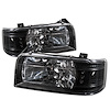 LED Crystal Headlights 1992-1996 Ford F150/Bronco - image 1