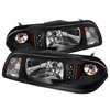 LED Crystal Headlights 1987-1993 Ford Mustang - image 2
