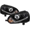 DRL Projector Headlights 2006-2009 Volkswagen GTI/Jetta/Rabbit - image 3