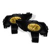 OEM Fog Lights w/Switch 2003-2006 Mazda 3 4-Door - image 2