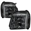 Halo LED Projector Headlights 2007-2014 GMC Yukon - image 4