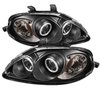 Halo CCFL Projector Headlights 1999-2000 Honda Civic - image 2