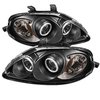 Halo CCFL Projector Headlights 1999-2000 Honda Civic - image 3