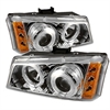 Halo CCFL Projector Headlights 2003-2006 Chevy Trucks - image 1