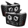 Halo CCFL Projector Headlights 2007-2013 GMC Sierra - image 1
