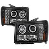 Halo CCFL Projector Headlights 2007-2013 GMC Sierra - image 3