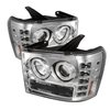 Halo CCFL Projector Headlights 2007-2013 GMC Sierra - image 2