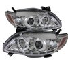 Halo DRL Projector Headlights 2009-2010 Toyota Corolla - image 2