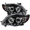 Halo DRL Projector Headlights 2009-2010 Toyota Corolla - image 3