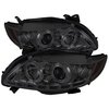 Halo DRL Projector Headlights 2009-2010 Toyota Corolla - image 3