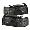 LED Crystal Headlights 1992-1996 Ford F150/Bronco - image 1