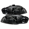 DRL LED Projector Headlights 2006-2008 Audi A4 - image 1