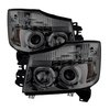 Halo LED Projector Headlights 2004-2015 for Nissan Titan - image 3