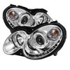 Halo DRL Projector Headlights 2003-2009 Mercedes Benz CLK - image 2