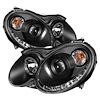 Halo DRL Projector Headlights 2003-2009 Mercedes Benz CLK