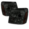 Halo DRL Projector Headlights 2002-2003 Cadillac Escalade - image 2
