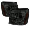 Halo DRL Projector Headlights 2002-2003 Cadillac Escalade - image 4