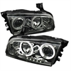 Halo CCFL Projector Headlights 2006-2010 Dodge Charger - image 1