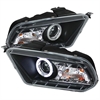 Halo CCFL DRL Projector Headlights 2010-2013 Ford Mustang - image 1