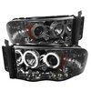 Halo CCFL Projector Headlights 2002-2005 Dodge Ram - image 3