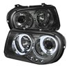 Halo CCFL Projector Headlights 2005-2010 Chrysler 300C - image 2