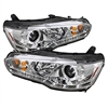 Halo DRL Projector Headlights 2008-2014 Mitsubishi Lancer/Evo-10 - image 1