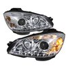 Halo DRL Projector Headlights 2008-2011 Mercedes Benz C-Class - image 3